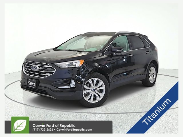 Used 2020 Ford Edge Titanium w/ Class II Trailer Tow Package AWD/4WD 360° Tour