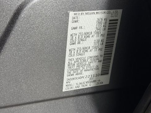 Used 2023 Nissan Pathfinder SL FWD image 34