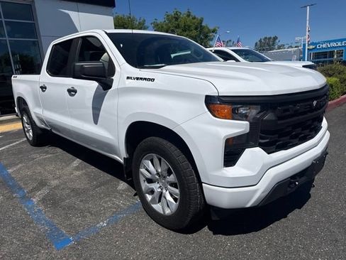 Used 2022 Chevrolet Silverado 1500 Custom w/ LPO, Dark Essentials Package AWD/4WD image 1