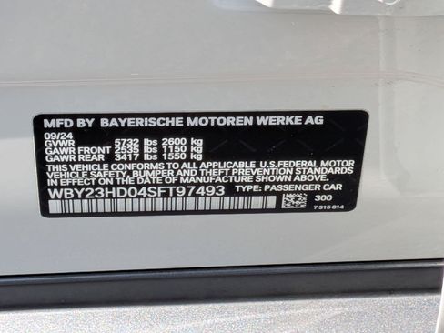Used 2025 BMW i4 eDrive40 w/ M Sport Package RWD image 44