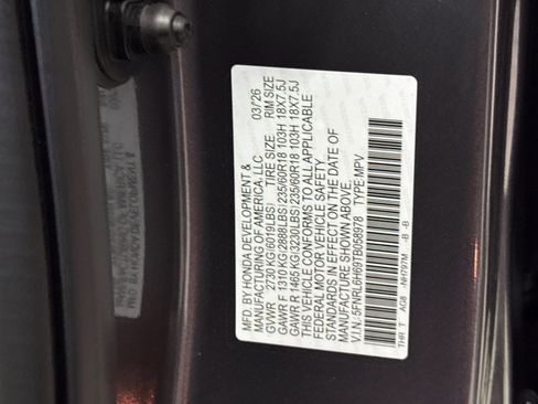 New 2026 Honda Odyssey EX-L image 20