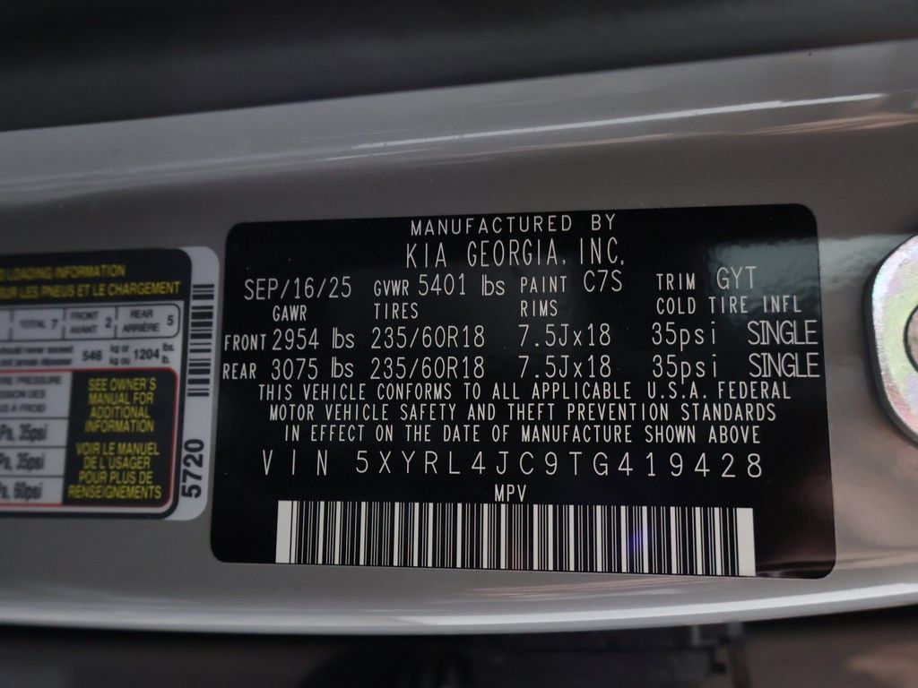 Certified 2026 Kia Sorento S FWD image 54