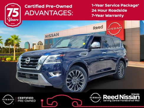 Certified 2024 Nissan Armada Platinum w/ Cargo Package AWD/4WD image 1