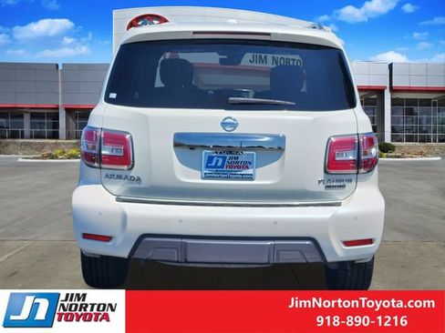 Used 2019 Nissan Armada Platinum w/ Captain's Chairs Package AWD/4WD image 7