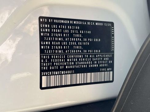 New 2026 Volkswagen Tiguan S FWD image 25