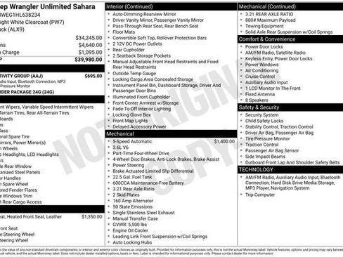 Used 2017 Jeep Wrangler Unlimited Sahara w/ Connectivity Group image 2