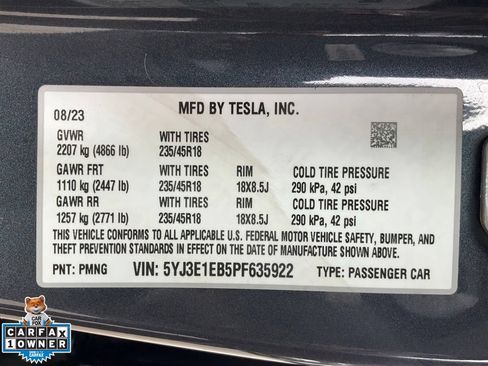 Used 2023 Tesla Model 3 Long Range AWD/4WD image 23