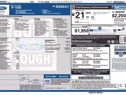 Used 2021 Ford F150 XLT w/ Equipment Group 302A High AWD/4WD image 16