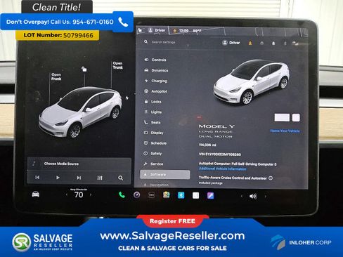 Used 2021 Tesla Model Y Long Range AWD/4WD image 12