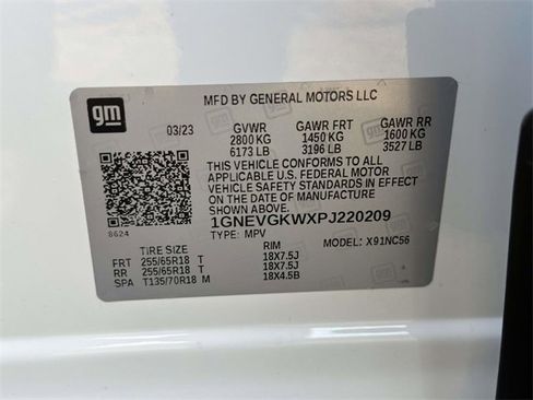 Certified 2023 Chevrolet Traverse RS image 43