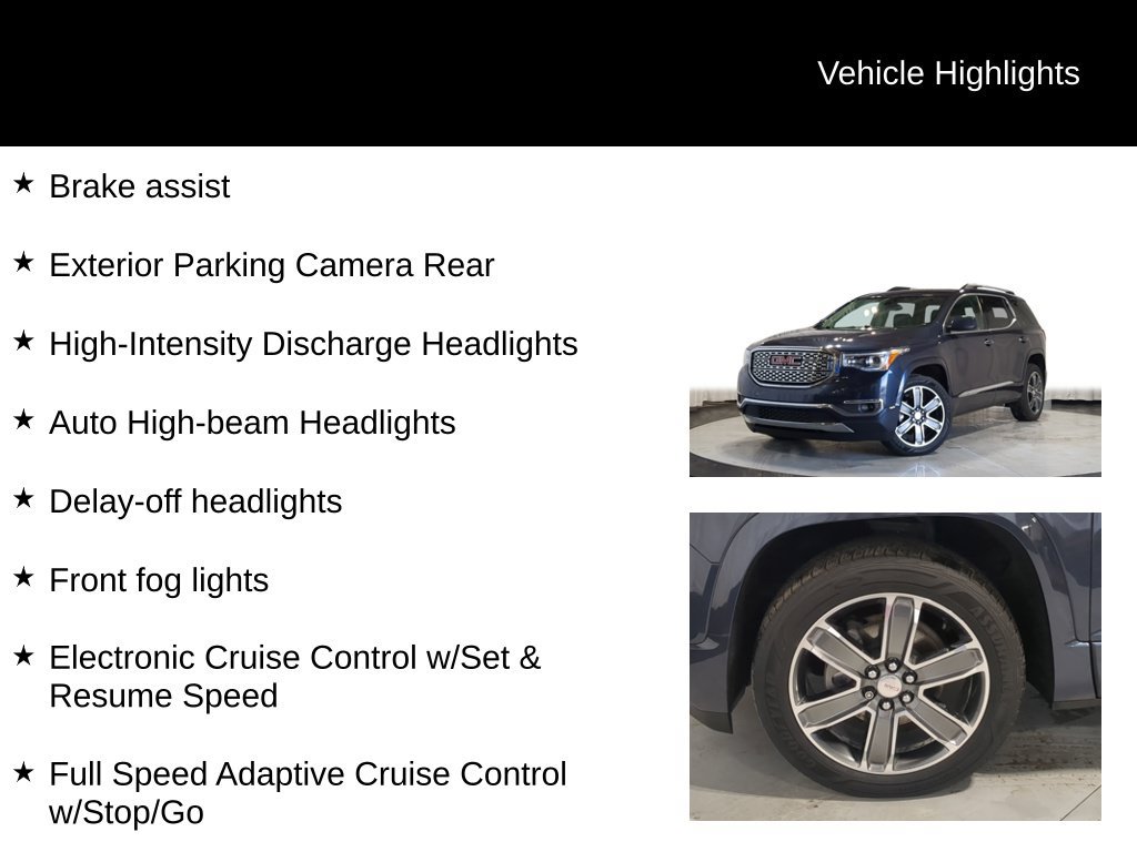 Used 2018 GMC Acadia Denali w/ Technology Package AWD/4WD image 19
