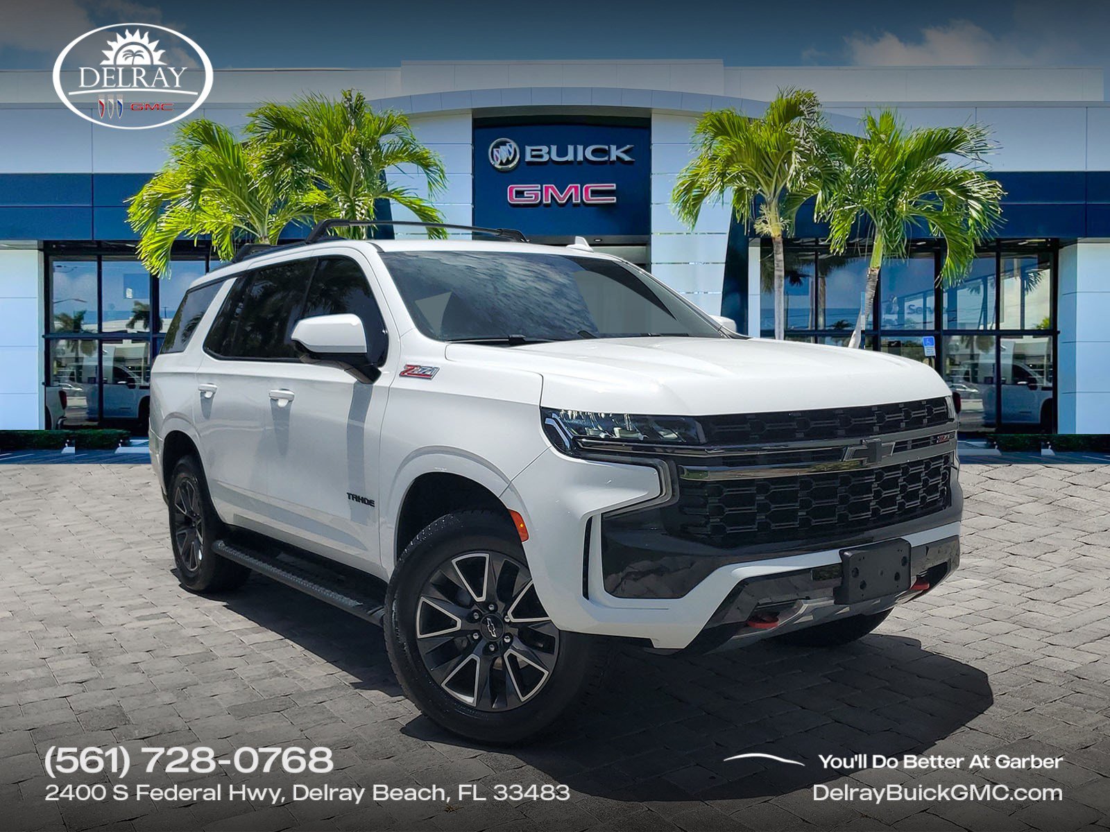Used 2021 Chevrolet Tahoe Z71 w/ Rear Media and Nav Package AWD/4WD image 1