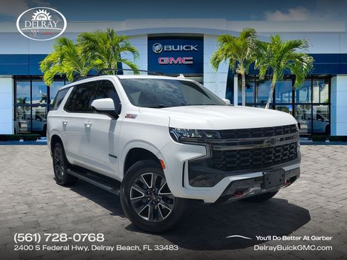 Used 2021 Chevrolet Tahoe Z71 w/ Rear Media and Nav Package AWD/4WD image 1
