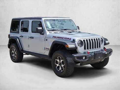 Used 2022 Jeep Wrangler Unlimited Rubicon w/ LED Lighting Group AWD/4WD image 3