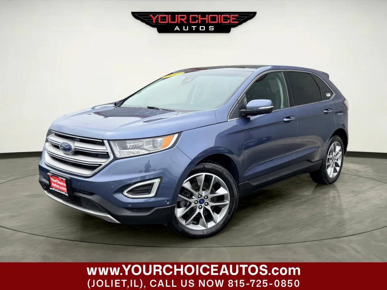 Used 2018 Ford Edge Titanium w/ Equipment Group 302A AWD/4WD image 1