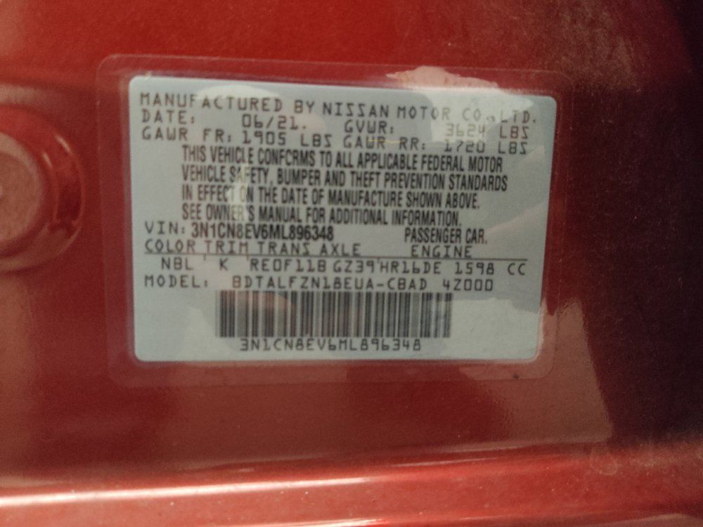 Used 2021 Nissan Versa SV FWD image 33