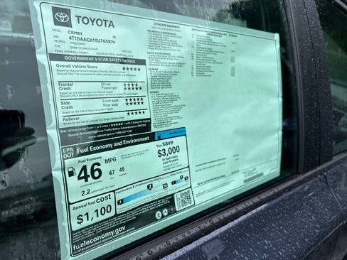 New 2026 Toyota Camry SE FWD image 30