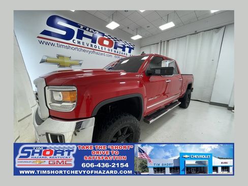 Used 2018 GMC Sierra 2500 SLT w/ Duramax Plus Package AWD/4WD image 1