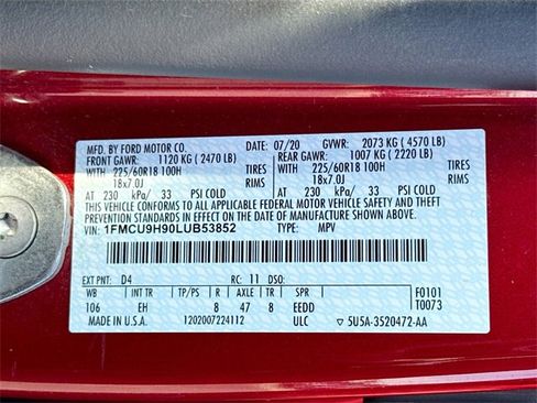 Used 2020 Ford Escape SEL image 33