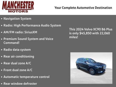 Used 2024 Volvo XC90 B6 Plus AWD/4WD image 2