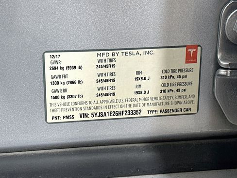 Used 2017 Tesla Model S 100D AWD/4WD image 30