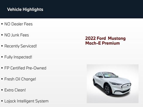Used 2022 Ford Mustang Mach-E Premium RWD image 3