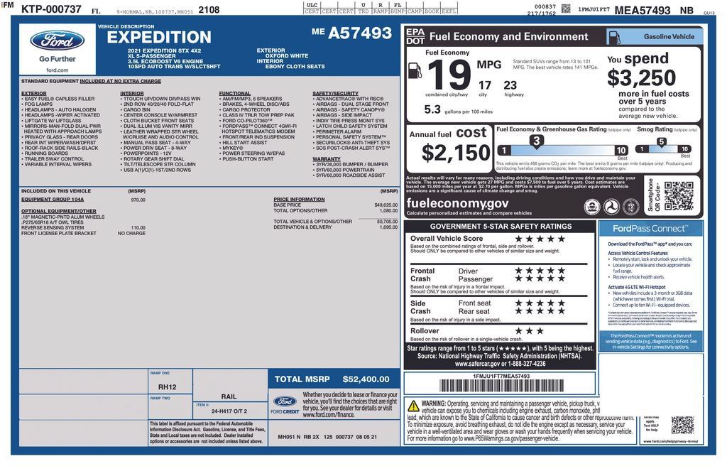 Used 2021 Ford Expedition XL RWD image 8