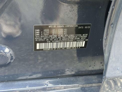 Certified 2023 Subaru Legacy Touring XT image 13