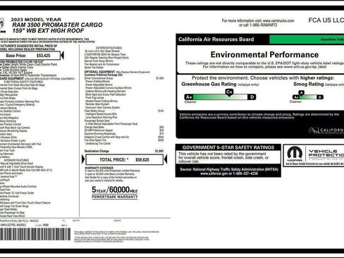 Used 2023 RAM ProMaster 3500 w/ Driver Convenience Group FWD image 7