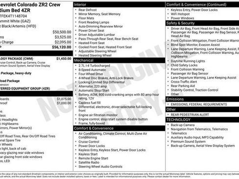 New 2026 Chevrolet Colorado ZR2 w/ Technology Package image 5