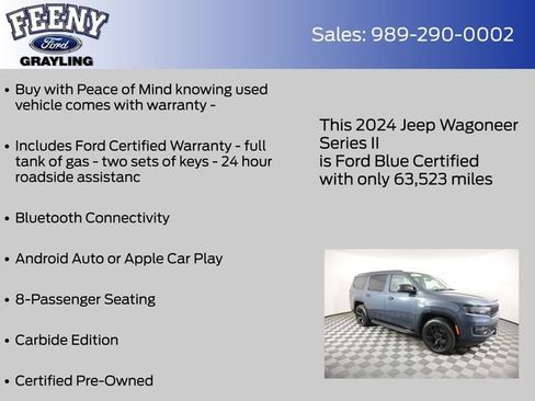 Used 2024 Jeep Wagoneer Series II AWD/4WD image 8