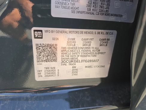 New 2026 Chevrolet Silverado 1500 LTZ w/ Technology Package AWD/4WD image 38