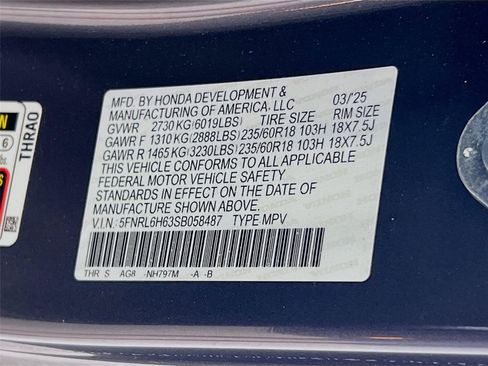 Used 2025 Honda Odyssey EX-L image 31
