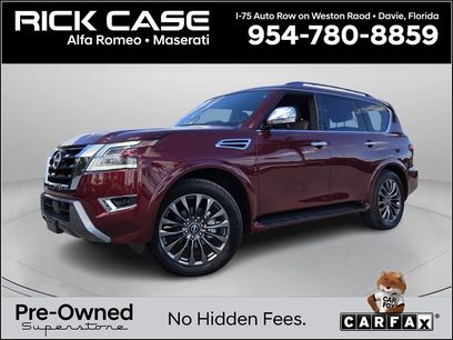 Used 2024 Nissan Armada Platinum w/ Captain's Chairs Package