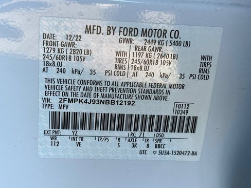 Certified 2022 Ford Edge SEL w/ Convenience Package AWD/4WD image 28