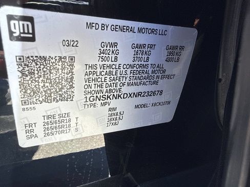 Used 2022 Chevrolet Tahoe LT w/ Luxury Package AWD/4WD image 23