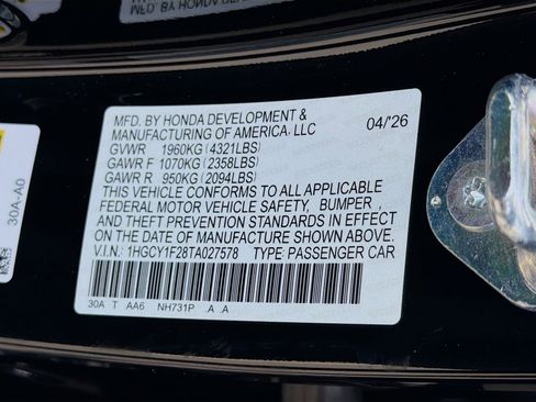 New 2026 Honda Accord LX image 28