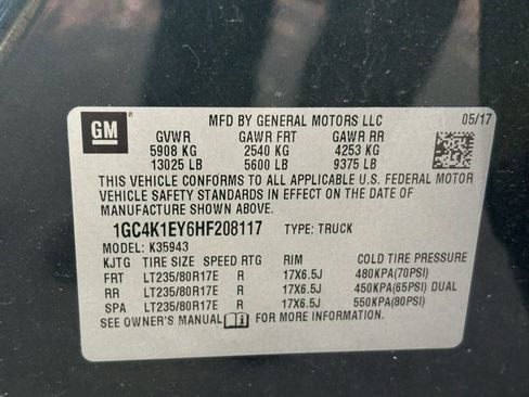 Used 2017 Chevrolet Silverado 3500 High Country w/ Duramax Plus Package image 20