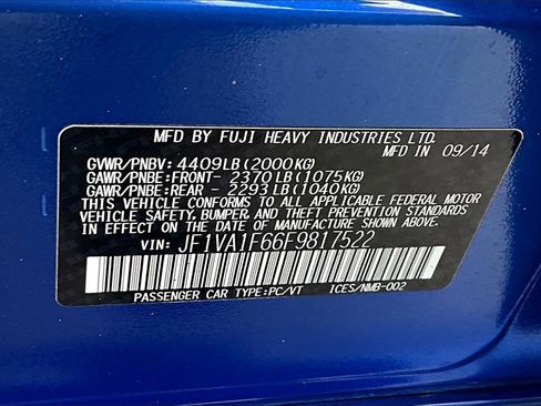Used 2015 Subaru WRX Premium image 34