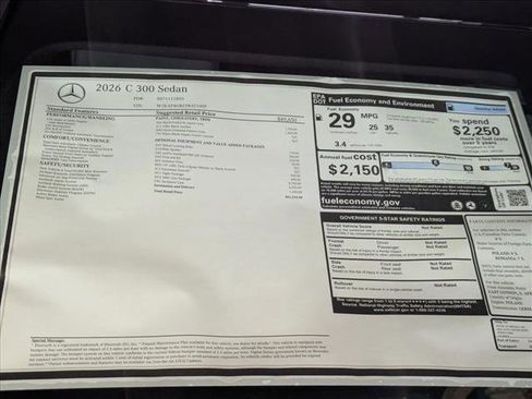 New 2026 Mercedes-Benz C 300 Sedan image 19