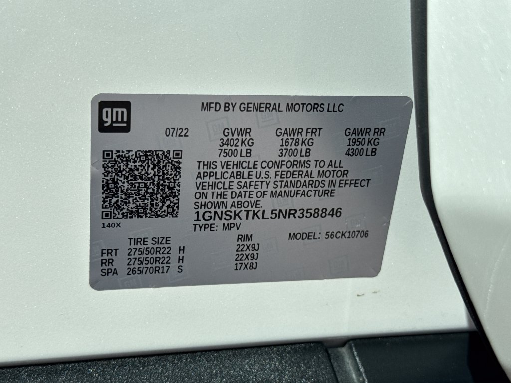 Used 2022 Chevrolet Tahoe High Country AWD/4WD image 30