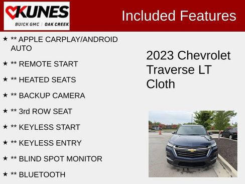 Used 2023 Chevrolet Traverse LT AWD/4WD image 2