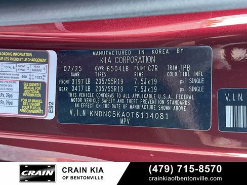 New 2026 Kia Carnival EX image 33