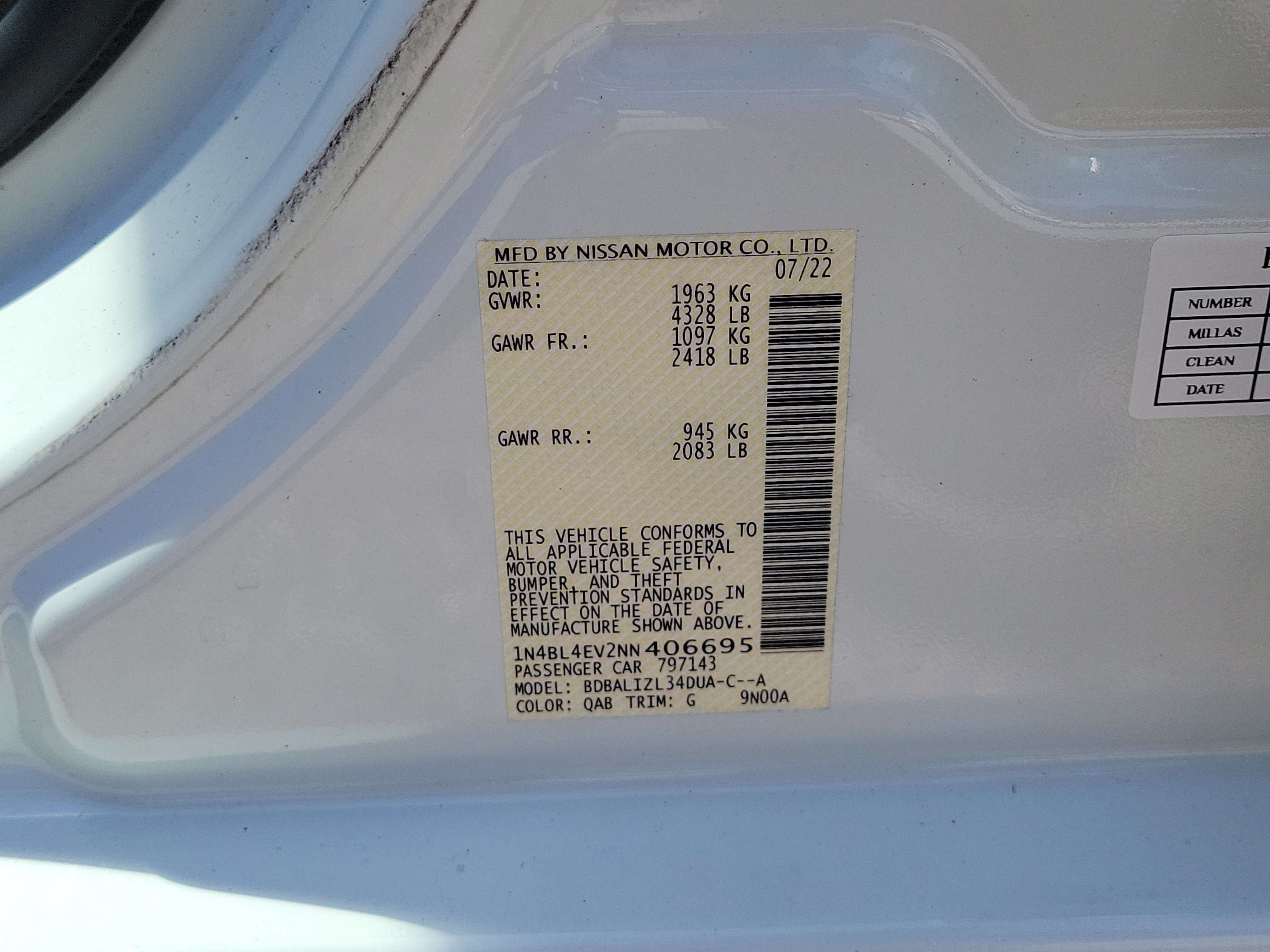 Certified 2022 Nissan Altima 2.5 SL FWD image 28
