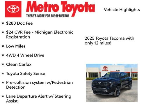 Used 2025 Toyota Tacoma TRD Sport AWD/4WD image 7