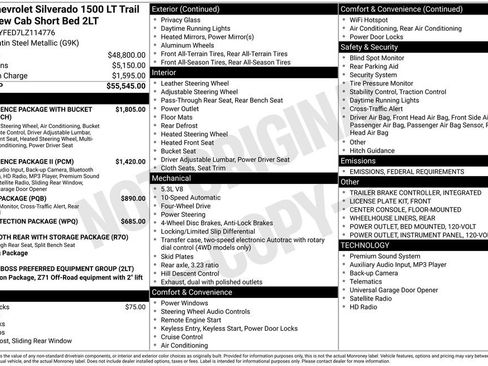 Used 2020 Chevrolet Silverado 1500 LT Trail Boss image 2