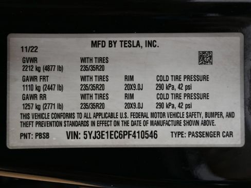 Used 2023 Tesla Model 3 Performance AWD/4WD image 44