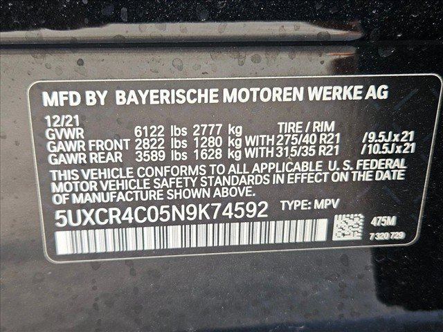Used 2022 BMW X5 sDrive40i w/ Parking Assistance Package RWD image 26