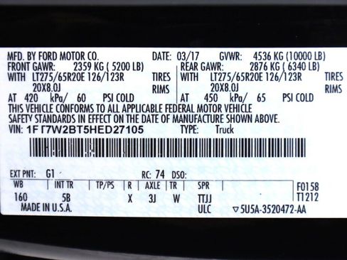 Used 2017 Ford F250 Lariat w/ FX4 Off-Road Package image 52