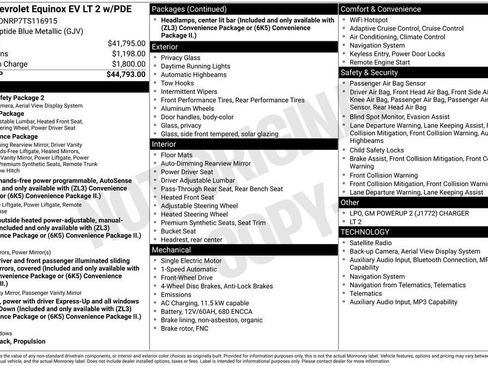 New 2026 Chevrolet Equinox EV LT FWD image 10